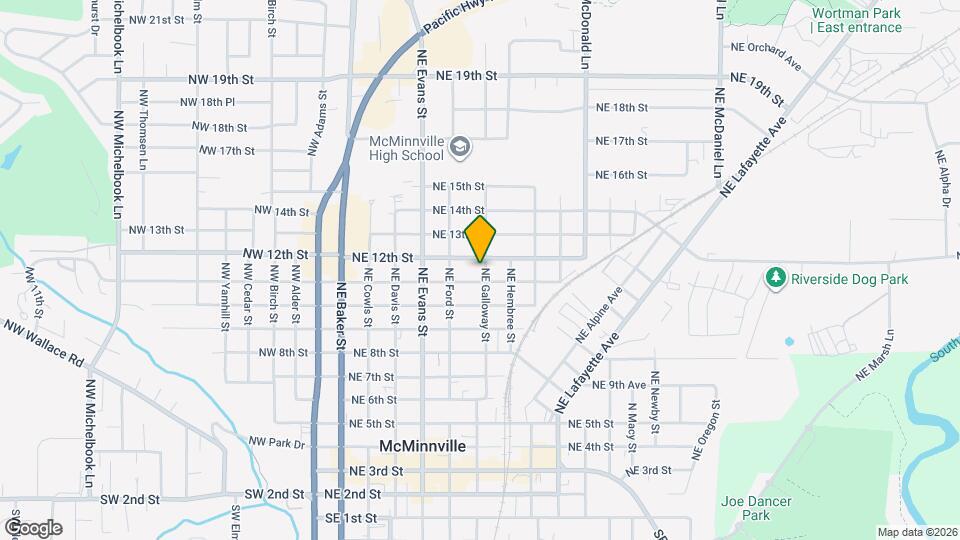 1125 NE Galloway St Map and Location Details