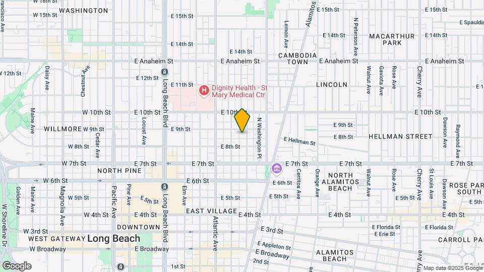 837 Olive Ave Mapa y Detalles de la Ubicación