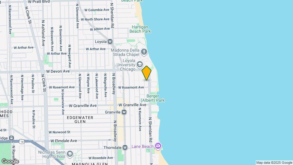 6300 N Sheridan Rd Map and Location Details