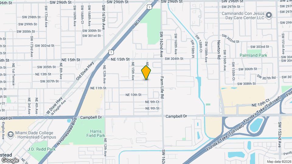 1580 NE 12th St Map and Location Details