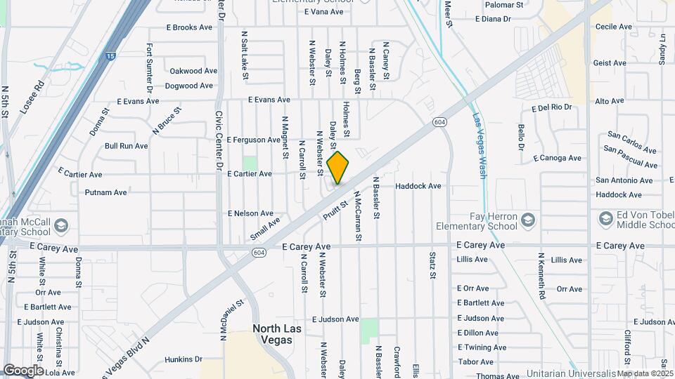 2537 N Las Vegas Blvd Map and Location Details