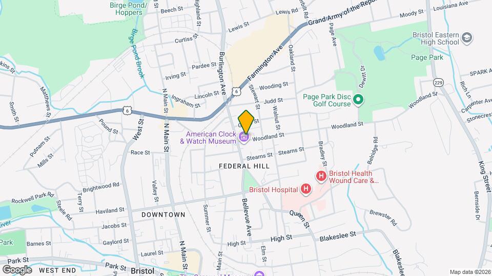 19 Woodland St Map and Location Details