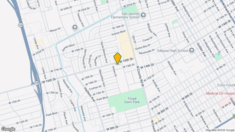 2250 W 15th St Map and Location Details