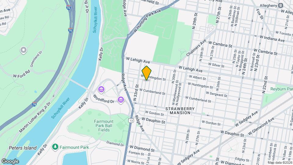 2539 N Natrona St Map and Location Details