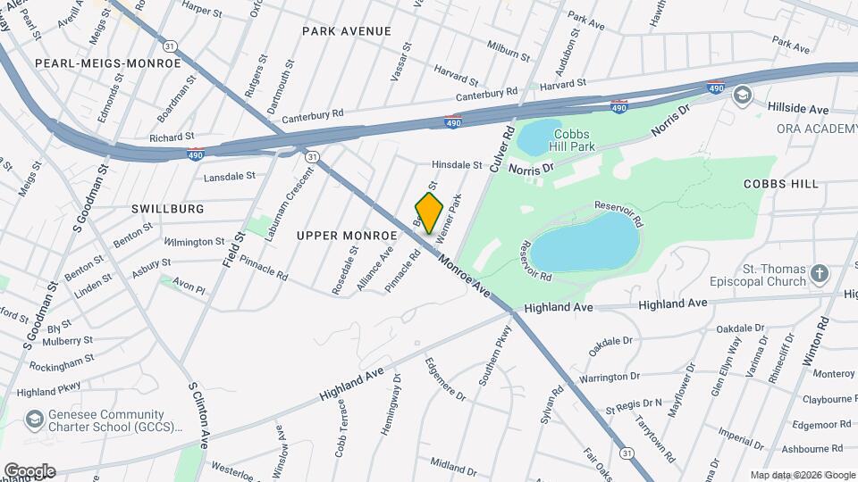 1132 Monroe Ave Map and Location Details