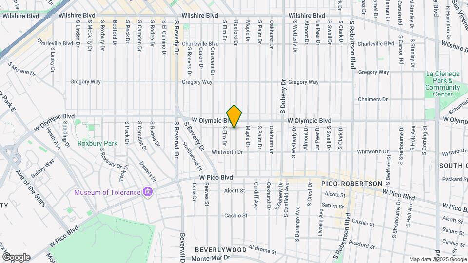 423 S Rexford Dr, Unit 202 Map and Location Details