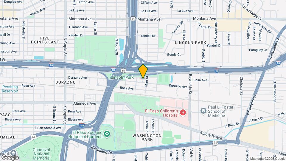 4319-4321 Durazno St Map and Location Details
