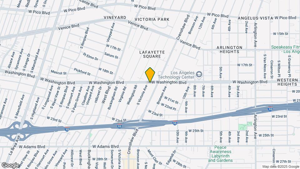 1902 S Victoria Ave Mapa y Detalles de la Ubicación