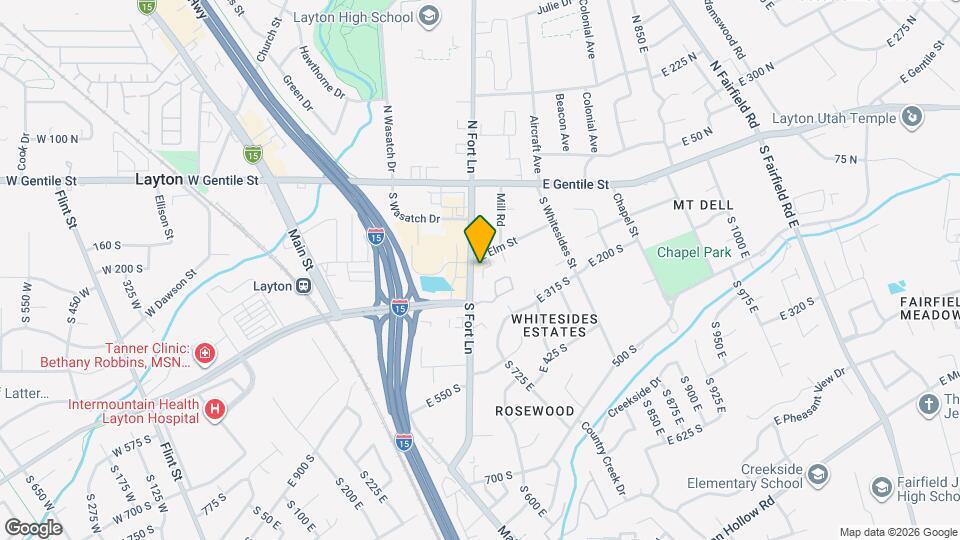 195 S Fort Ln Map and Location Details