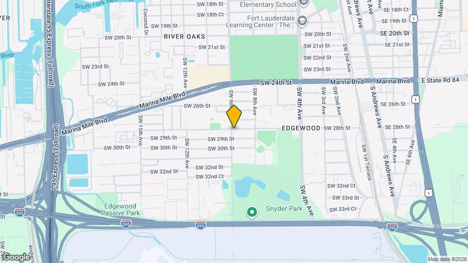 890 SW 28th St Map and Location Details