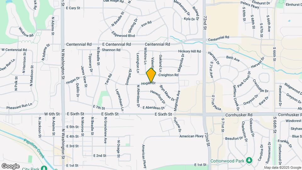 919 Hogan Dr Map and Location Details