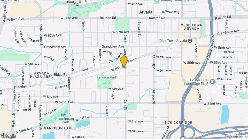 5415 Carr St Mapa y Detalles de la Ubicación
