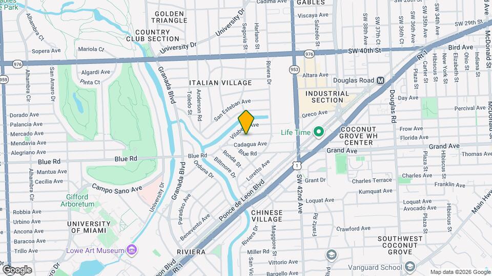 600 Alminar Ave Map and Location Details