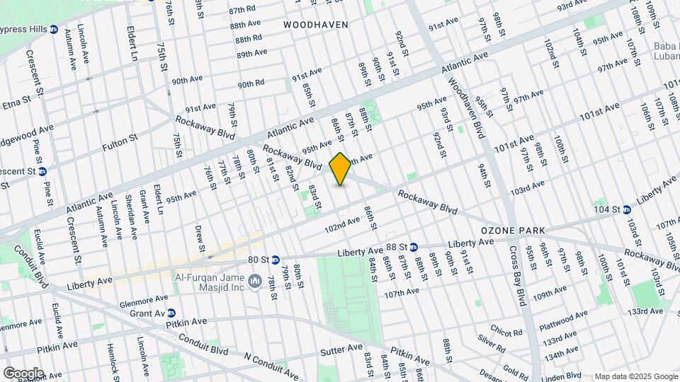 97-32 85th St Mapa y Detalles de la Ubicación