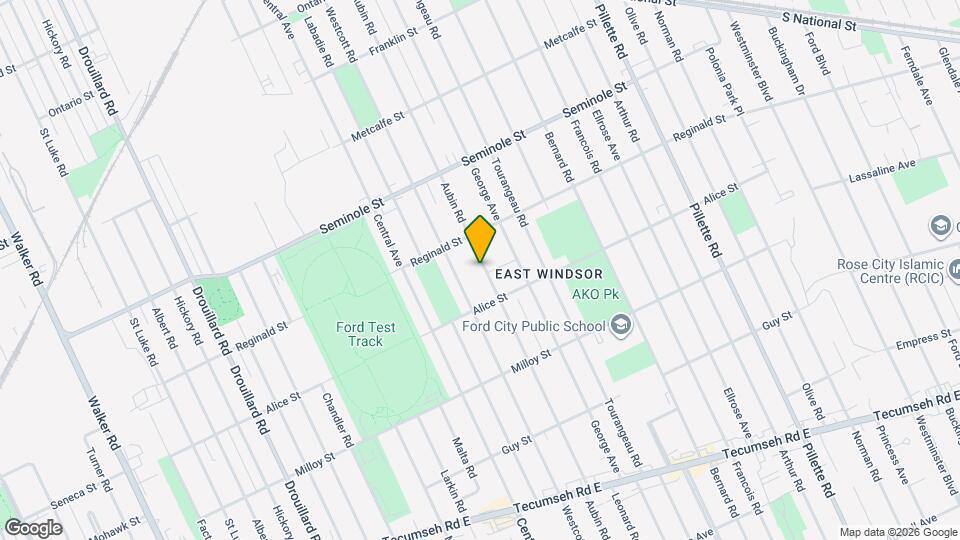 1651 Aubin Rd Map and Location Details