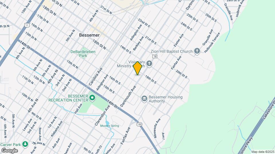 1714 Dartmouth Ave Map and Location Details