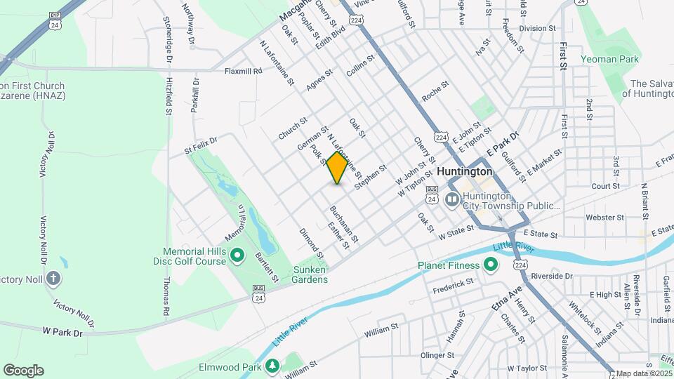 732 Polk St, Unit 2 Map and Location Details