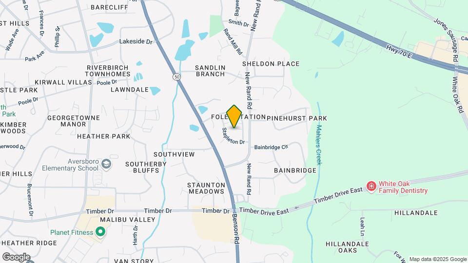 105 Steelwood Ct Map and Location Details