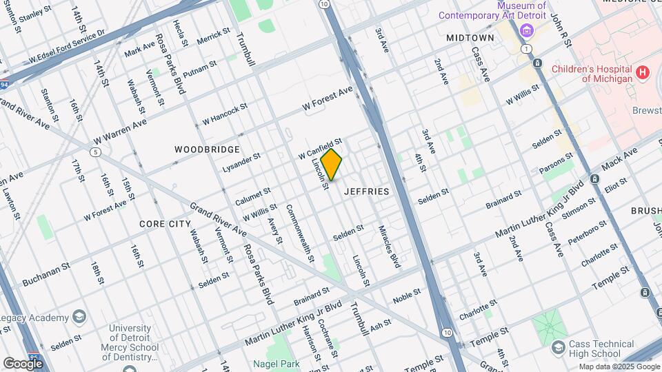 4150 Lincoln St Map and Location Details