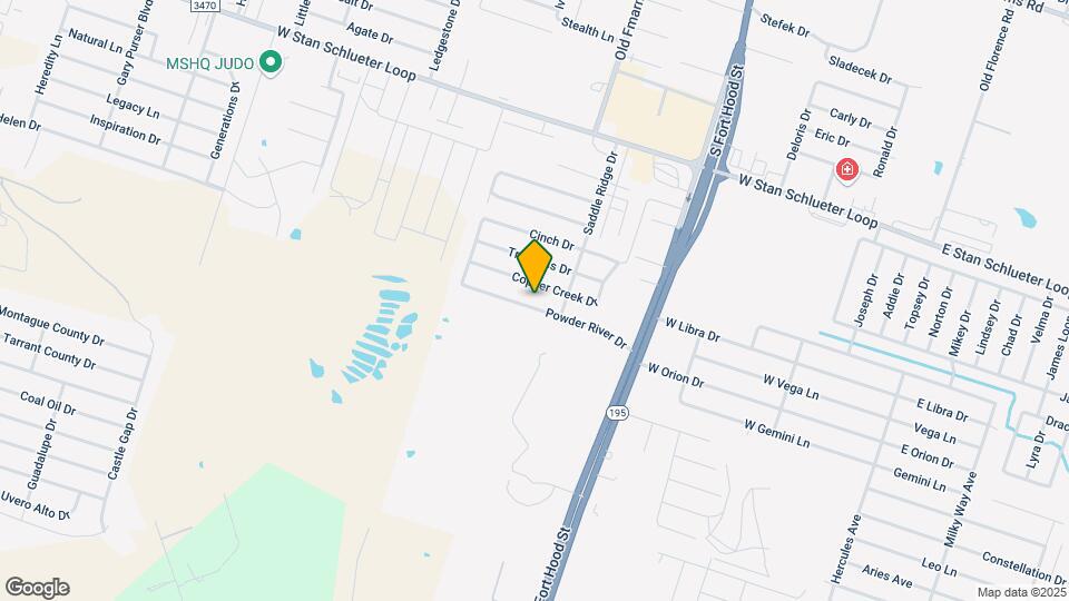 1305 Powder River Dr Map and Location Details