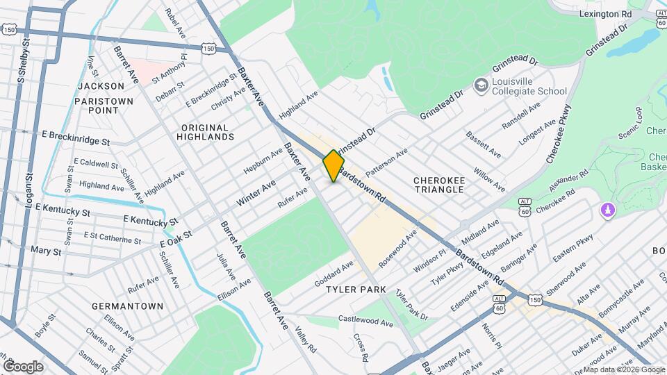 1618 Ellwood Ave Map and Location Details