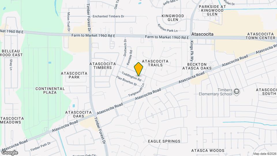 5823 Toddington Rd Map and Location Details