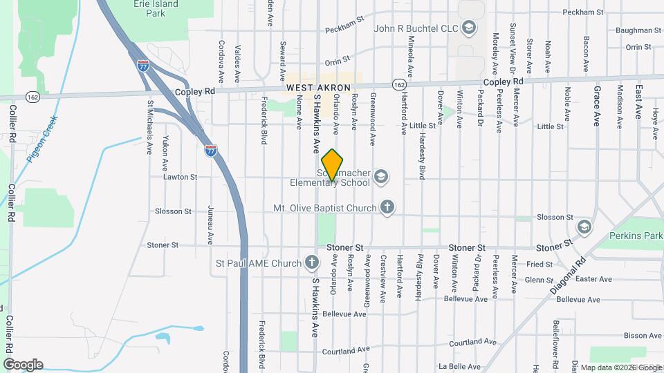 1164 Orlando Ave Map and Location Details