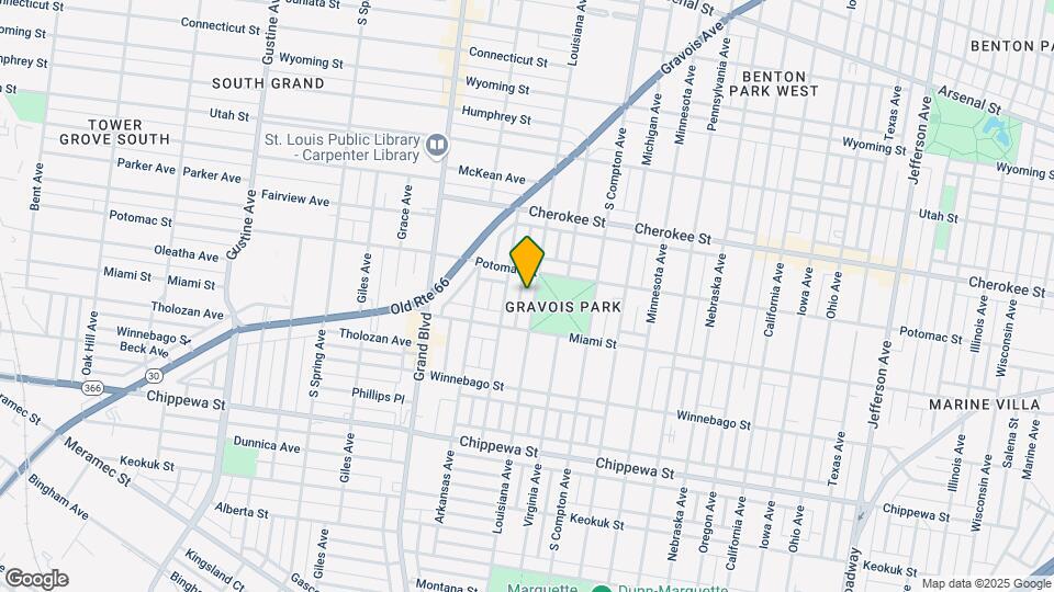 3523 Louisiana Ave Map and Location Details