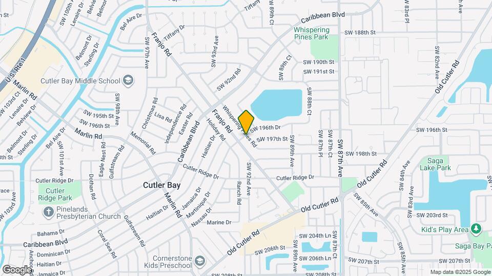 19700 Whispering Pines Rd Map and Location Details