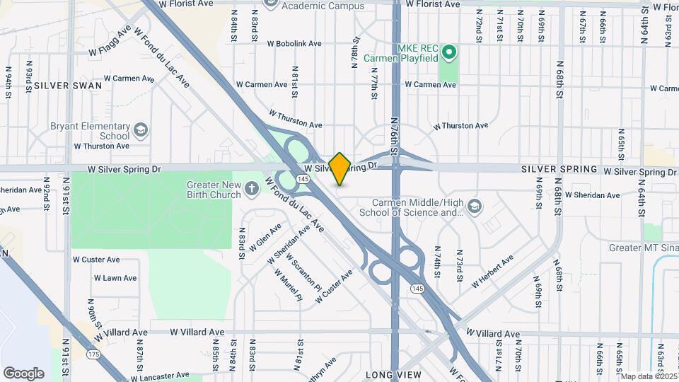 7824 W Sheridan Ave Map and Location Details