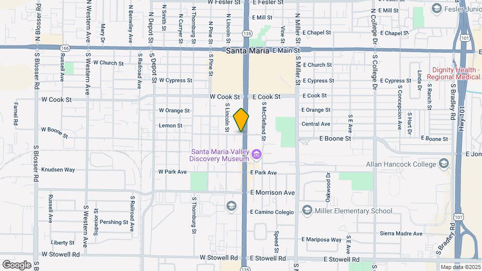 118 W Boone St Map and Location Details