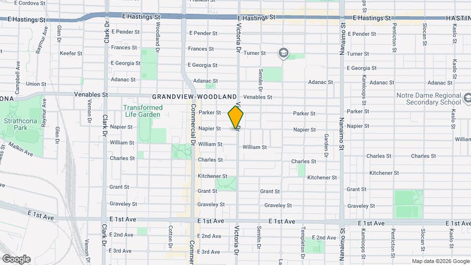 Vancouver East Co-op Map and Location Details