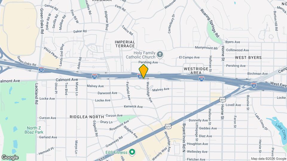 6209 Calmont Ave Map and Location Details