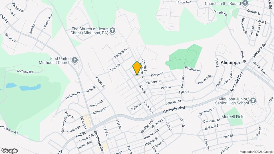 1745 Pierce St Mapa y Detalles de la Ubicación