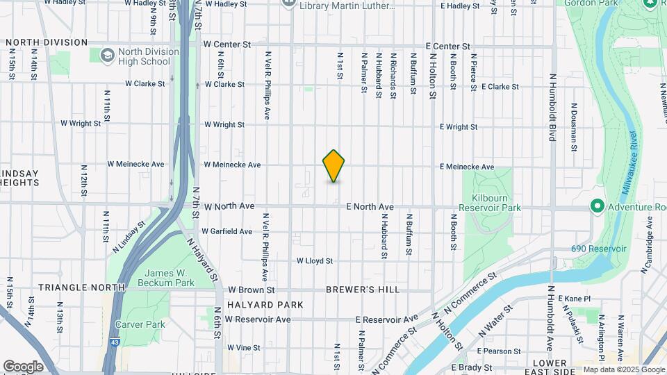 2333 N 1st St Map and Location Details