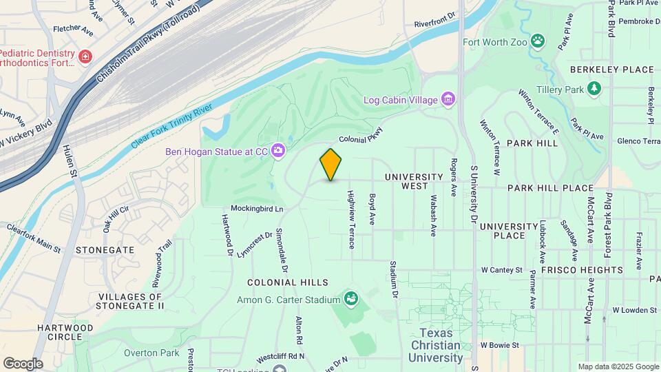 3609 Park Hill Dr Map and Location Details