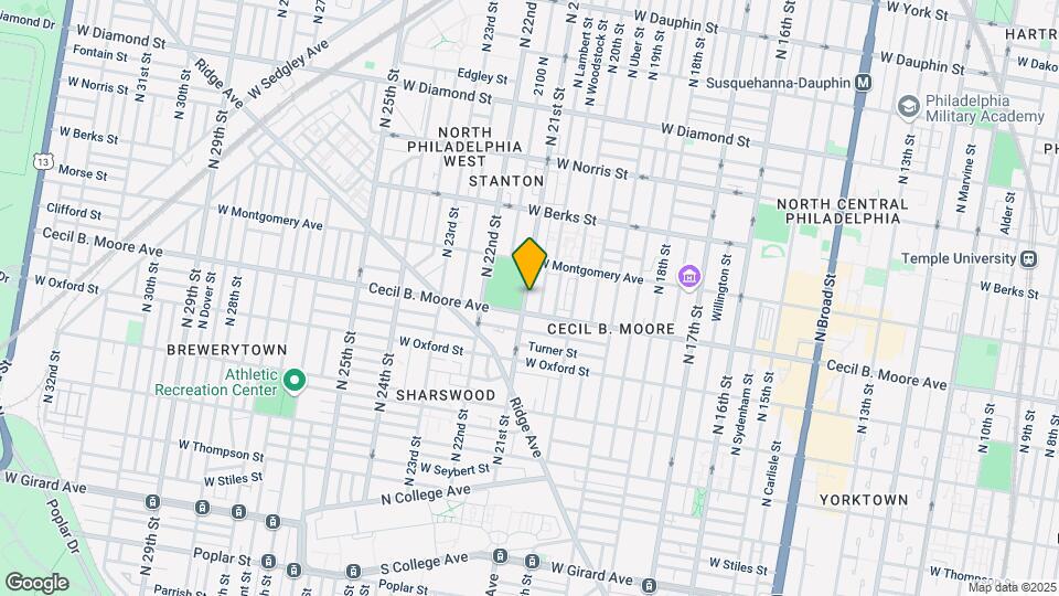 1711 N 21st St Mapa y Detalles de la Ubicación