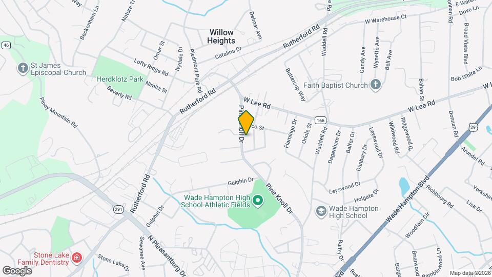 406 Pine Knoll Dr Map and Location Details