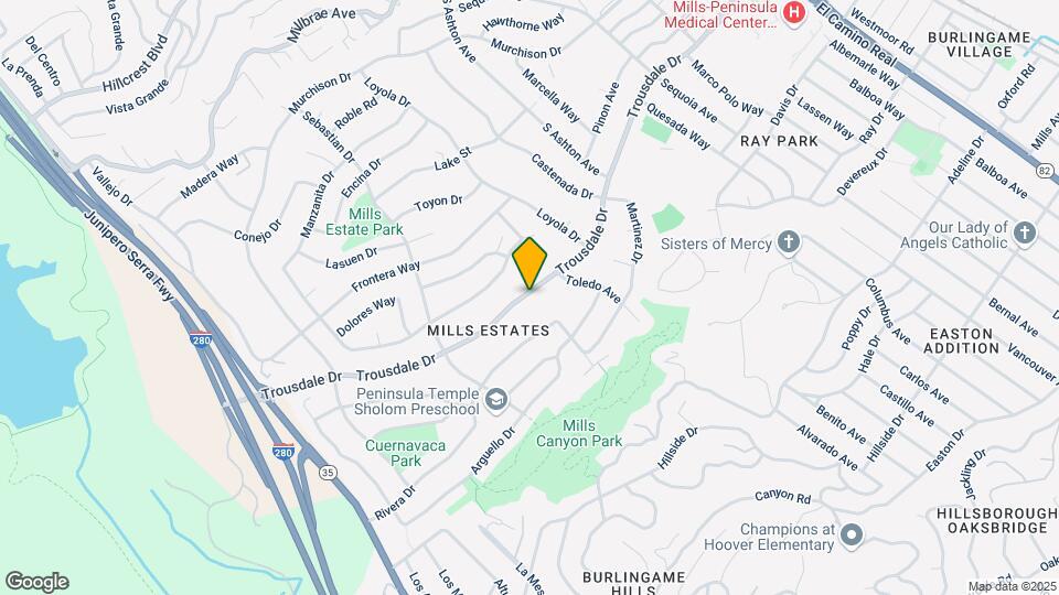 2717 Trousdale Dr Map and Location Details