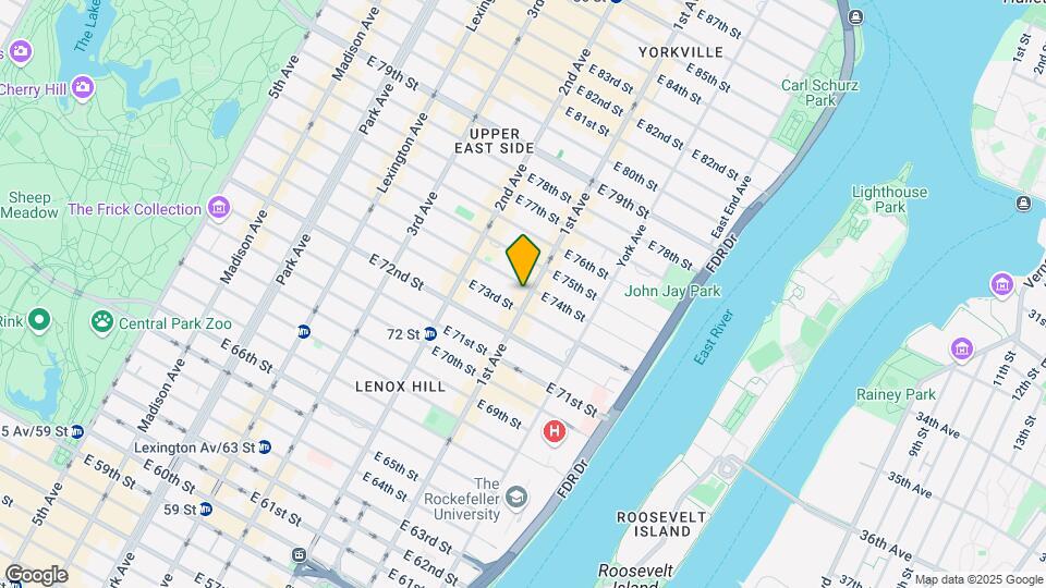 1373 1st Ave. Mapa y Detalles de la Ubicación