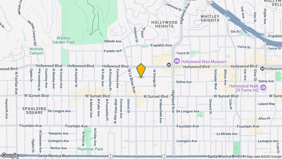 7050 Hawthorn Ave Map and Location Details