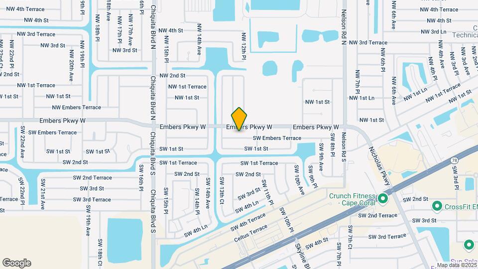1207 SW Embers Ter Map and Location Details