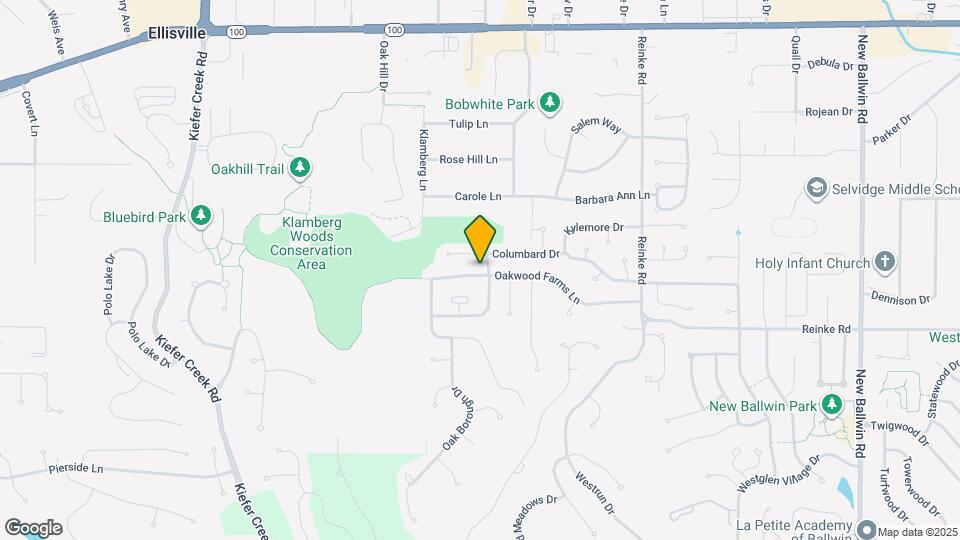 1043 Oakwood Farms Ln Map and Location Details