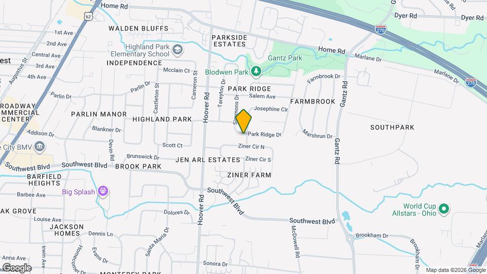 3471 Simmons Dr Mapa y Detalles de la Ubicación