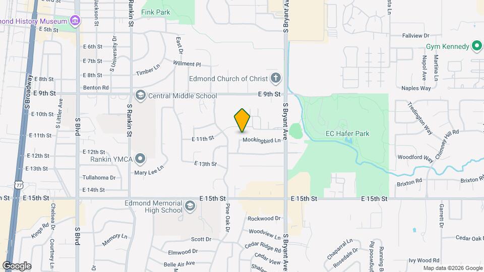 1205 Mockingbird Ln Map and Location Details