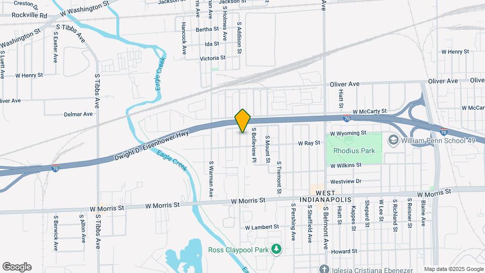 841 S Addison St Map and Location Details