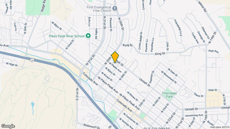 2912 W Platte Ave Map and Location Details