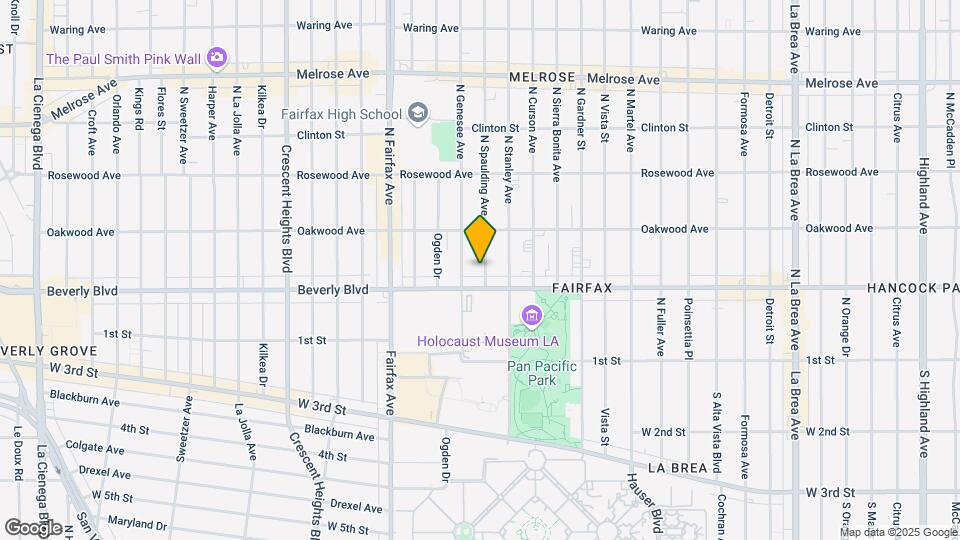 321 N Spaulding Ave Map and Location Details