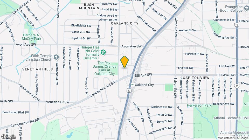 1318 Brewster St SW Map and Location Details