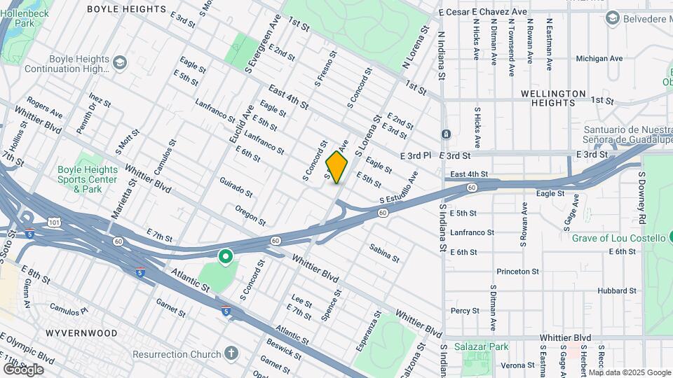 537 S Lorena St Map and Location Details